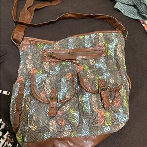T-Shirt & Jeans Multicolor Hobo Bag